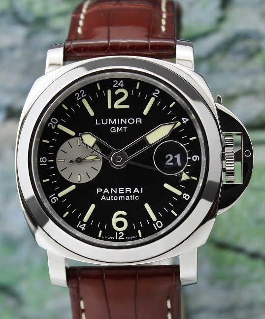 (image for) A PANERAI LUMINOR AUTOMATIC PAM 88 GMT "O" SERIES